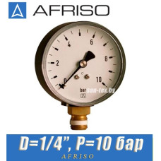 Манометр Afriso RF 63 514 D1/4" P=10 bar