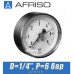 Манометр Afriso RF 63 538 D1/4" P=6 bar