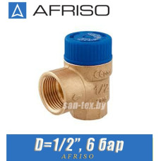 Предохранительный клапан Afriso MSW D1/2" 6 бар