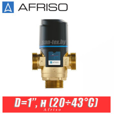 Трехходовой клапан Afriso ATM761 D=1’’, н (20÷43°С)