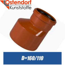 Муфта канализационная ПВХ Ostendorf D160x110 мм