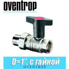 Кран шаровый с американкой Oventrop Optibal D1"
