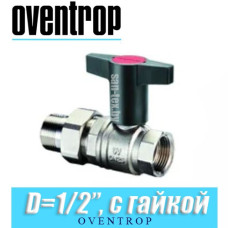 Кран шаровый с американкой Oventrop Optibal D1/2"