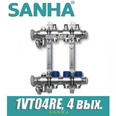 Коллектор Sanha 1VT04RE (4 выхода)