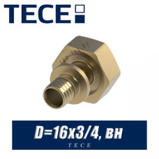 Евроконус латунный TECE D=16x3/4, вн