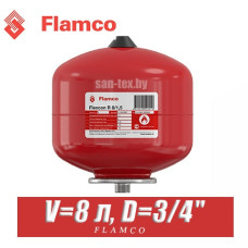 Расширительный бак Flamco FLEXCON 8 л 