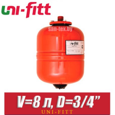 Расширительный подвесной бак Uni-Fitt 8 л 