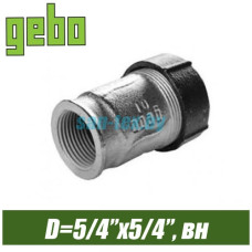 Муфта ремонтная оцинкованная Gebo 1 1/4", вн