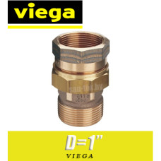 Американка бронзовая Viega D1"