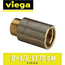 Удлинитель бронзовый Viega D1/2", L1,75 см