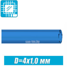 Шланг топливный, маслобензостойкий D=4x1,0 мм
