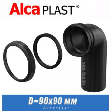 Колено стока для инсталляции Alcaplast M908 D=90/90мм