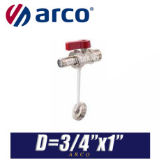 Кран дренажный Arco LOCKSHIELD D3/4"x1"