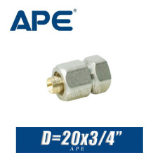 Переход цанговый APE D20x3/4", вн.