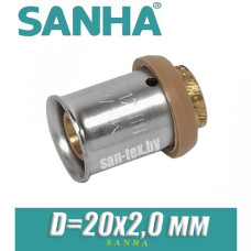 Заглушка под пресс Sanha D=20x2,0 мм