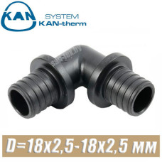 Отвод KAN-therm Push PPSU D=18x2,5-18x2,5 мм