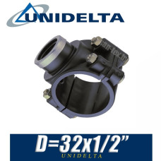 Хомут полиэтилен Unidelta D32х1/2"