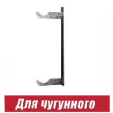 Крепление чугунного радиатора