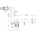 Сифон для конденсата Alcaplast AKS2 D=40 мм