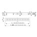 Трап линейный Alcaplast APZ10-850M Simple (85 см)