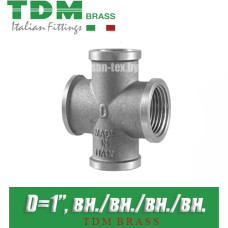 Крестовина никелированная TDM Brass D1"
