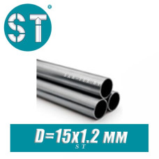 Труба из нержавеющей стали, отожженная ST D=15x1.2мм